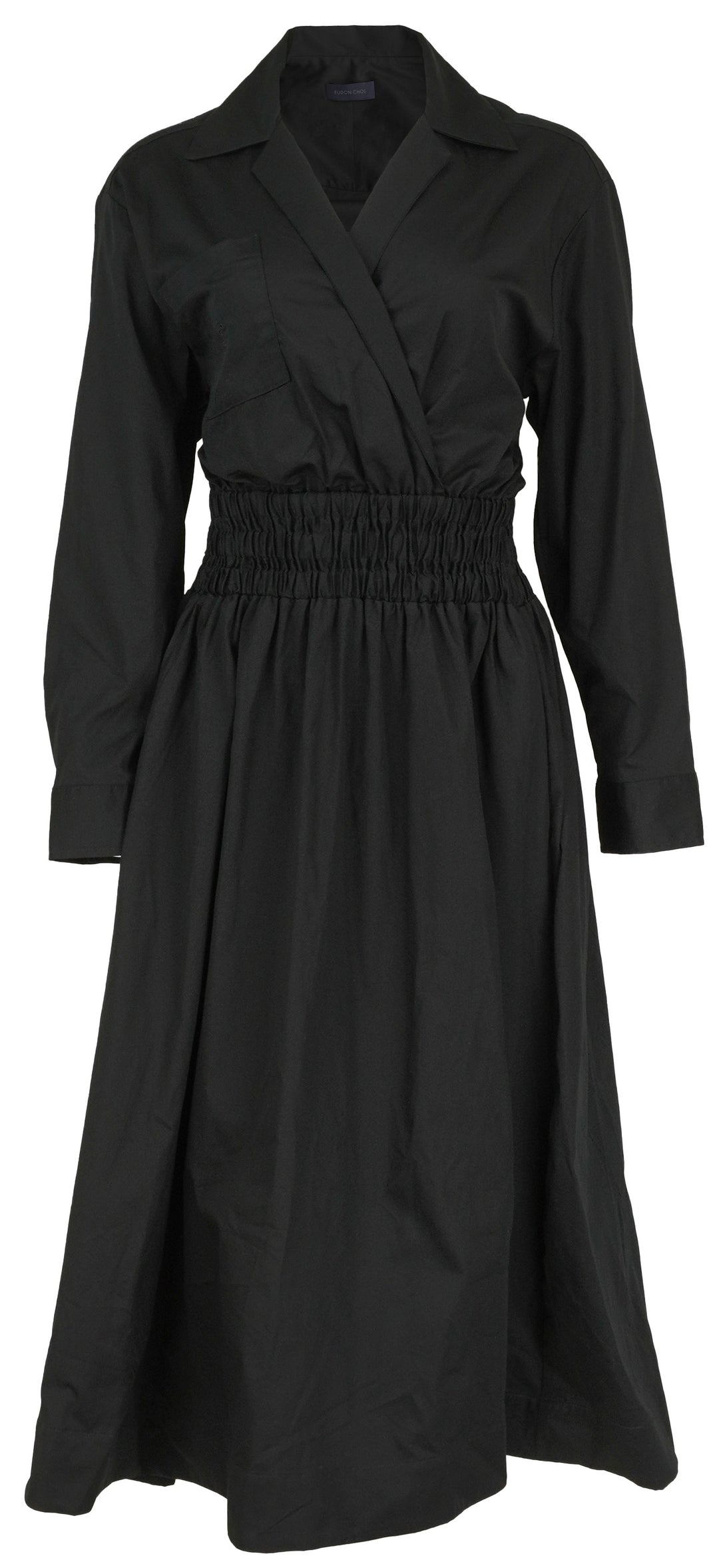 Eudon Choi Teresa Shirt Dress in Black - Discounts on Eudon Choi at UAL