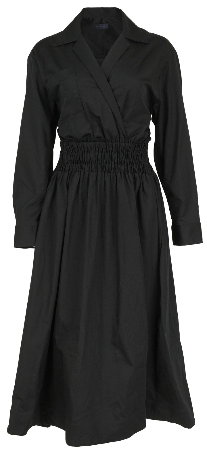 Eudon Choi Teresa Shirt Dress in Black - Discounts on Eudon Choi at UAL
