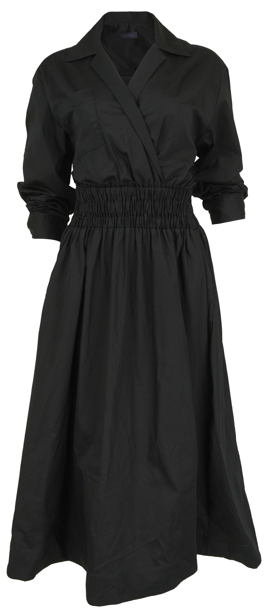 Eudon Choi Teresa Shirt Dress in Black - Discounts on Eudon Choi at UAL