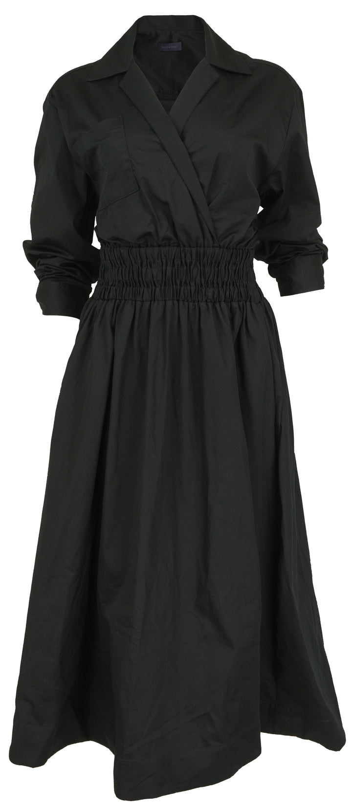 Eudon Choi Teresa Shirt Dress in Black - Discounts on Eudon Choi at UAL