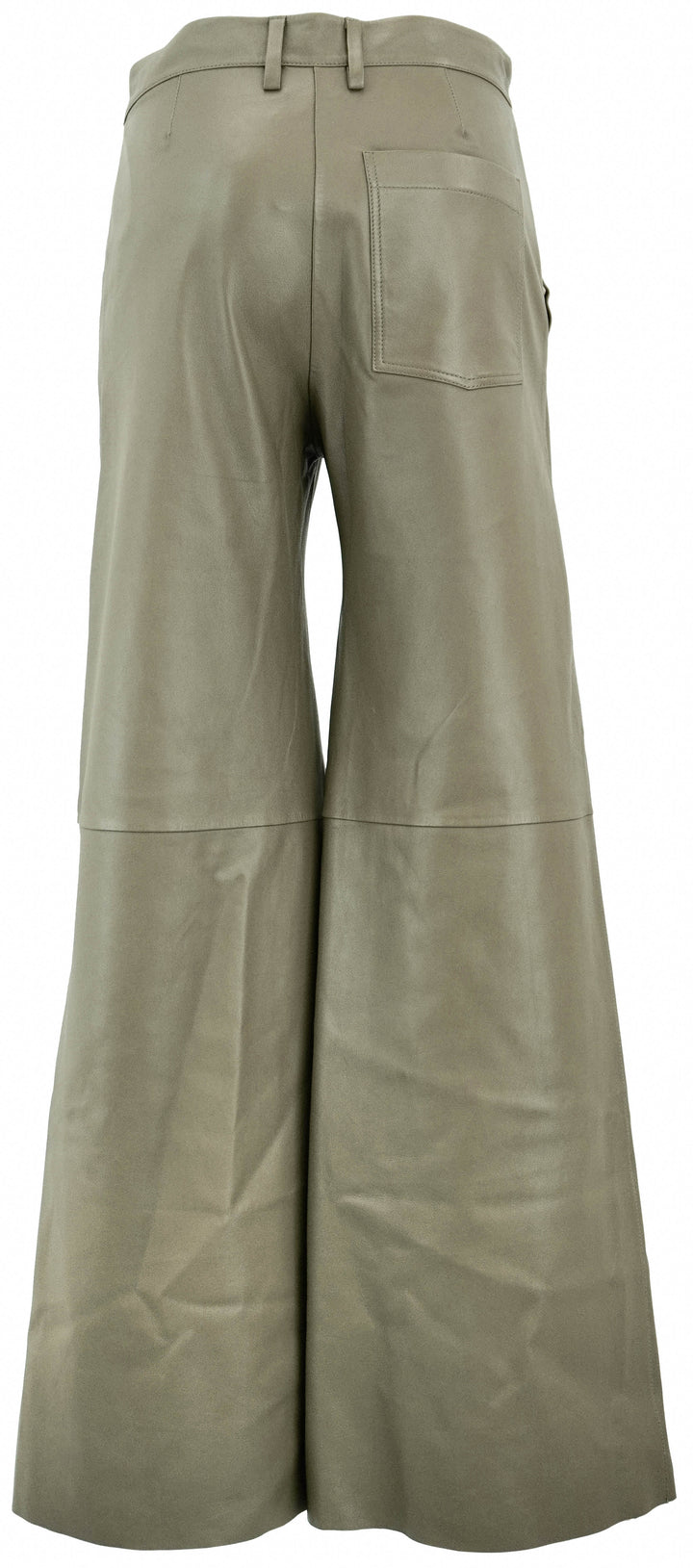Forte_Forte Nappa Leather Pants in Green - Discounts on Forte_Forte at UAL