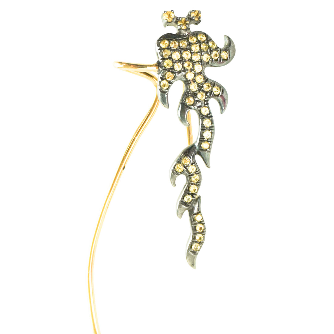 Geraldine Carfield Diamond Ear Climber in Yellow - Discounts on Geraldine Carfield at UAL