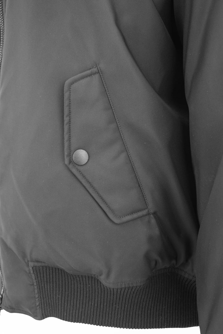 Wardrobe.NYC Reversible Bomber Jacket in Black