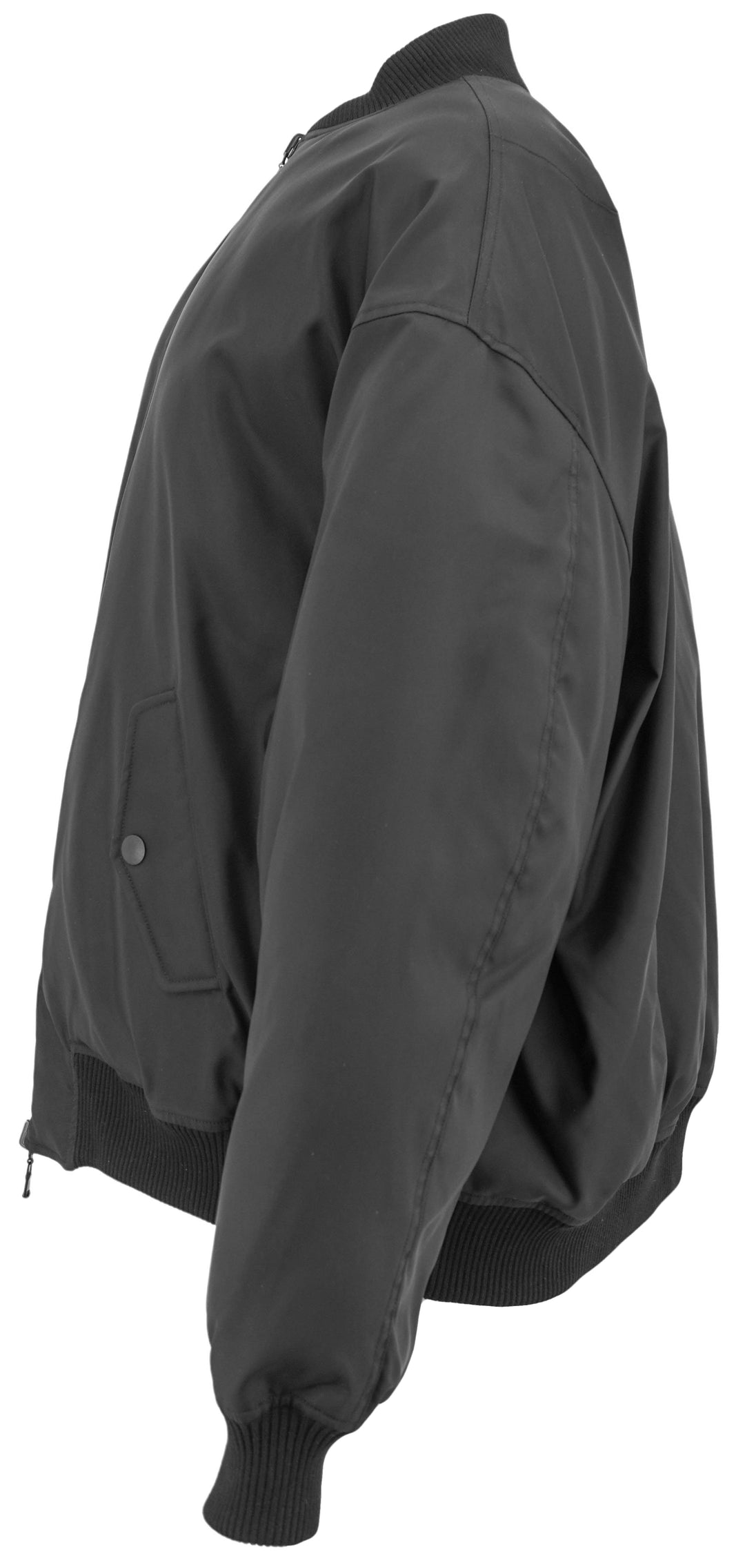 Wardrobe.NYC Reversible Bomber Jacket in Black