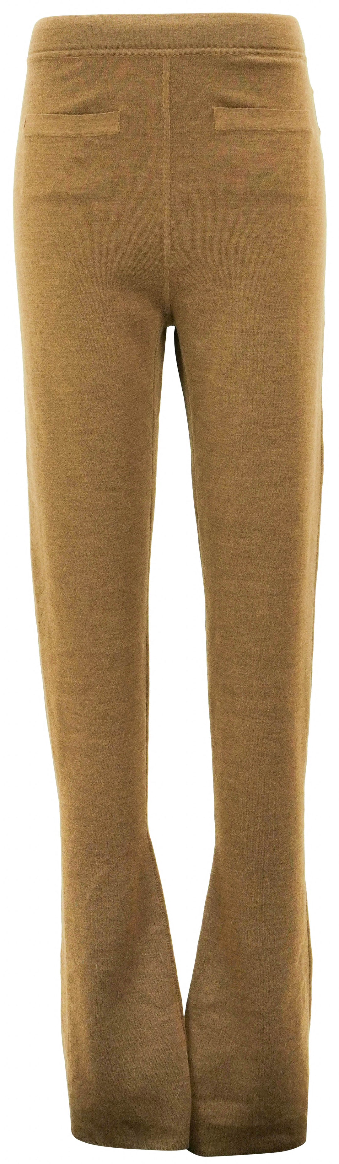 Saint Laurent Wool Flare Sweatpants in Brown - Discounts on Saint Laurent at UAL