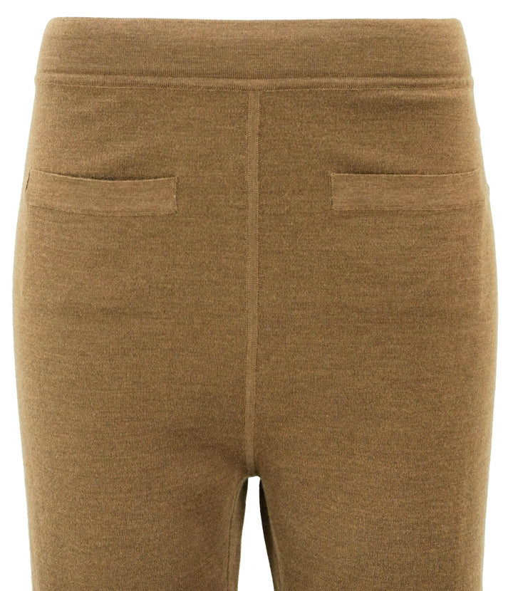 Saint Laurent Wool Flare Sweatpants in Brown - Discounts on Saint Laurent at UAL