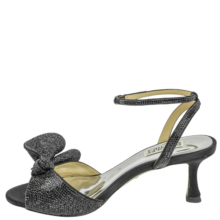 Badgley Mischka Embellished Heels in Black - Discounts on Badgley Mischka at UAL