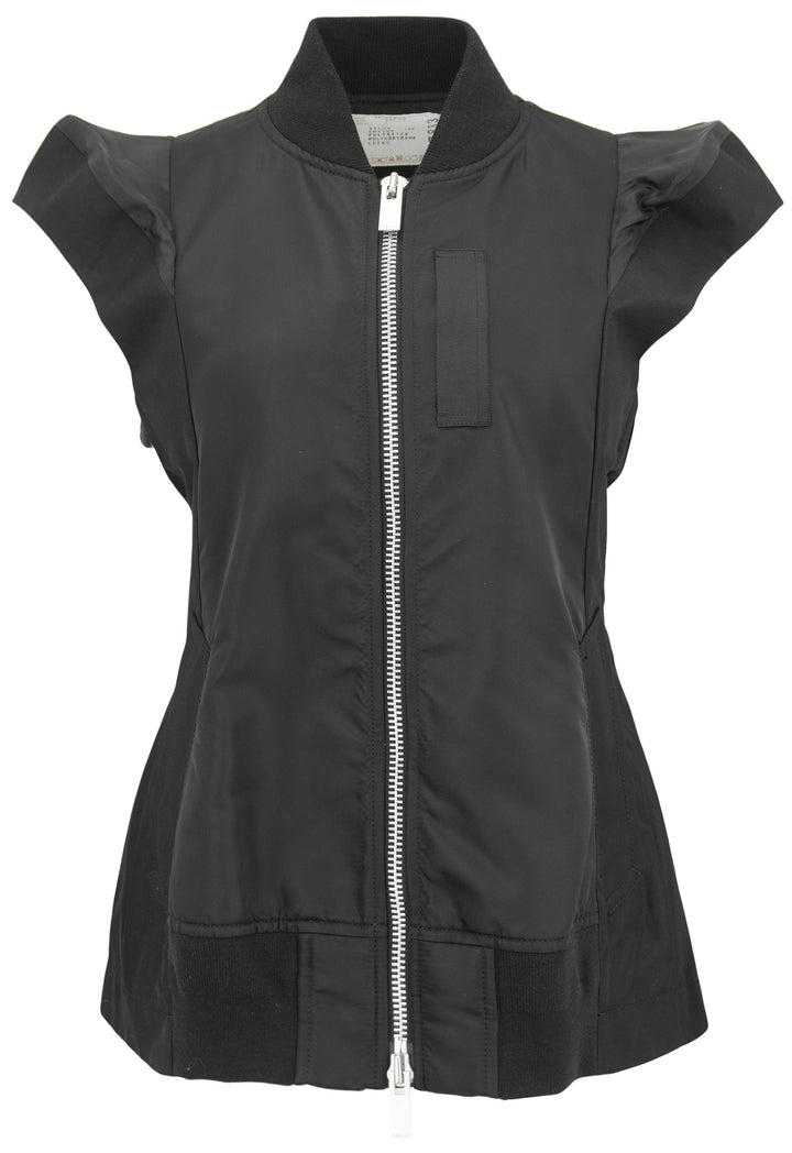 Sacai Nylon Vest in Black