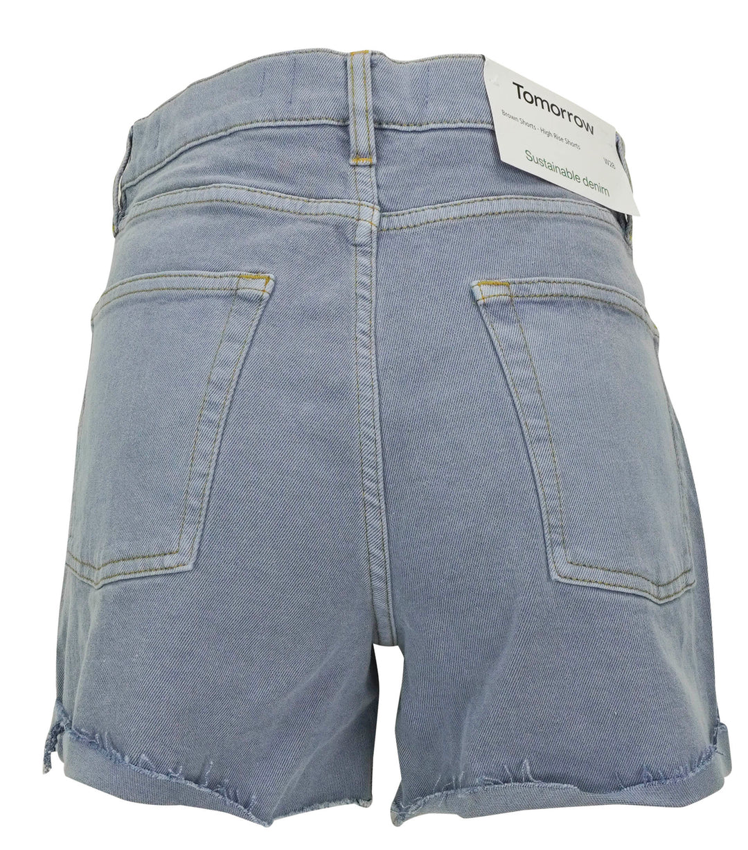 Tomorrow Brown Shorts in Blue Oad - Discounts on Tomorrow at UAL