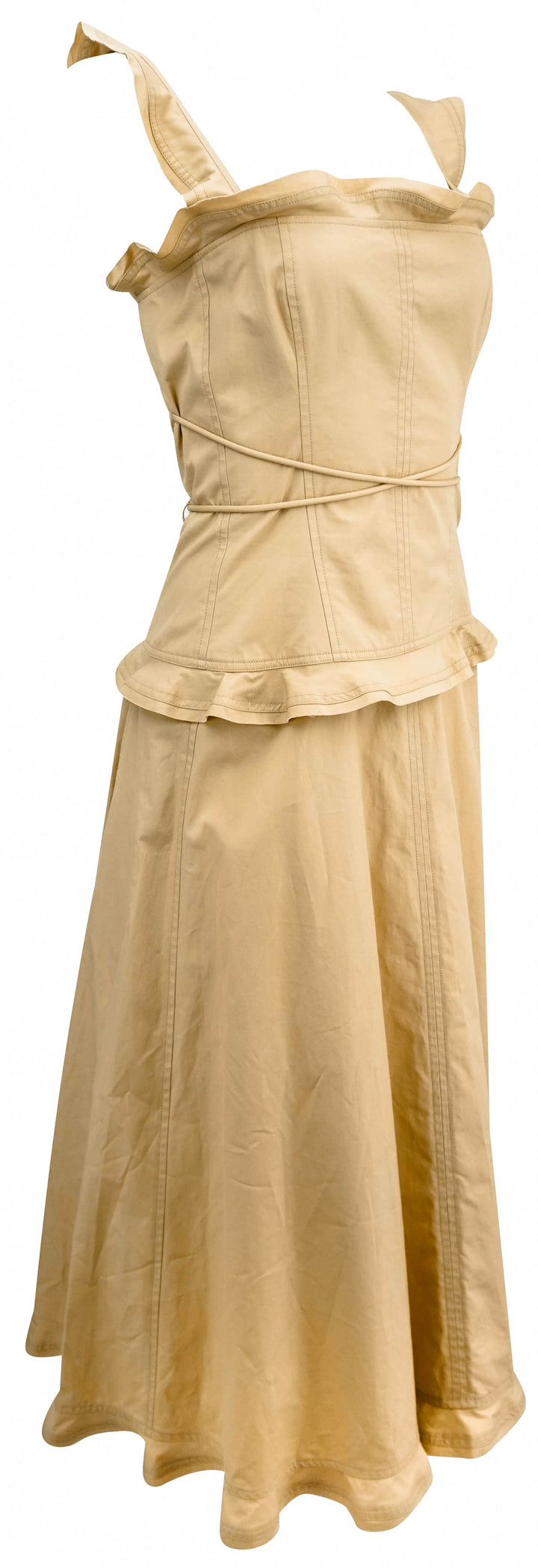 Ulla Johnson Kadin Dress in Khaki - Discounts on Ulla Johnson at UAL