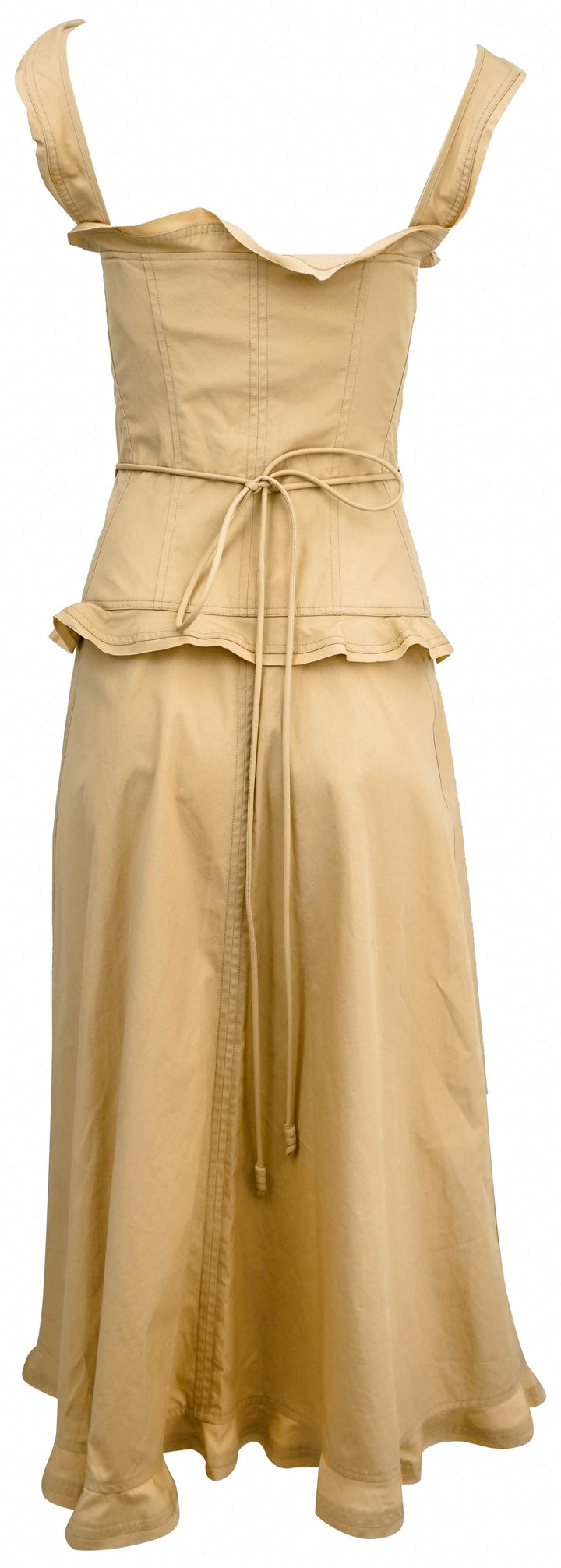 Ulla Johnson Kadin Dress in Khaki - Discounts on Ulla Johnson at UAL
