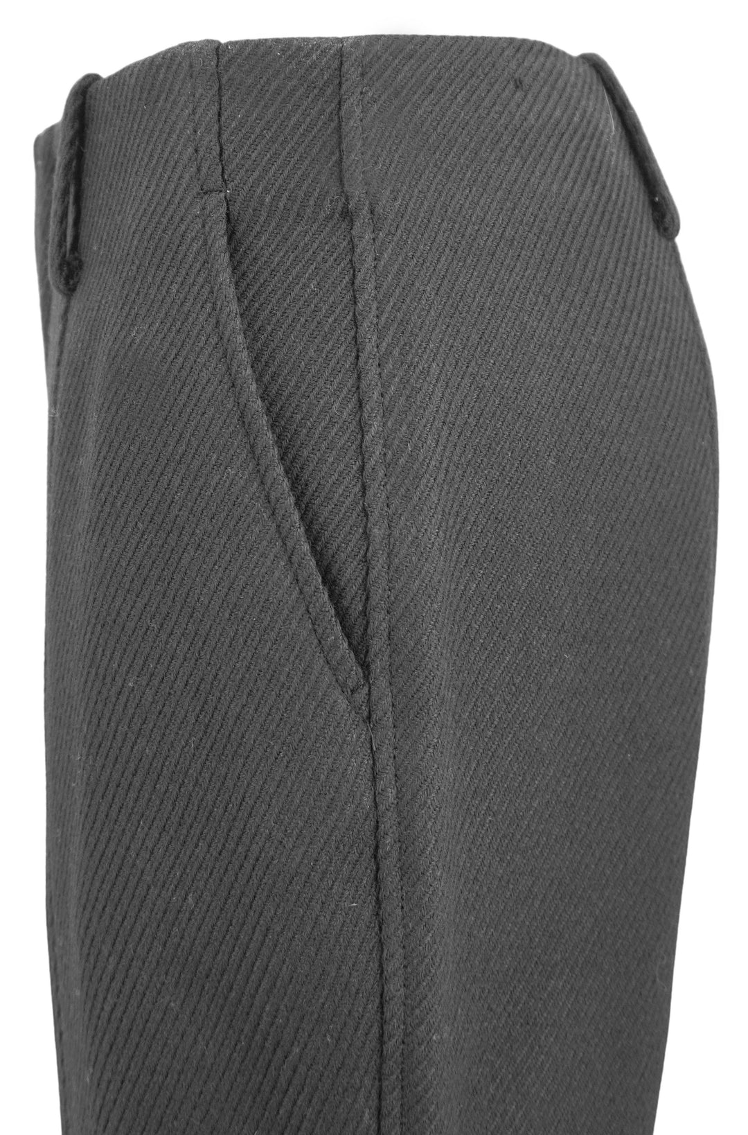Proenza Schouler Barbara Wool Twill Trousers in Black - Discounts on Proenza Schouler at UAL