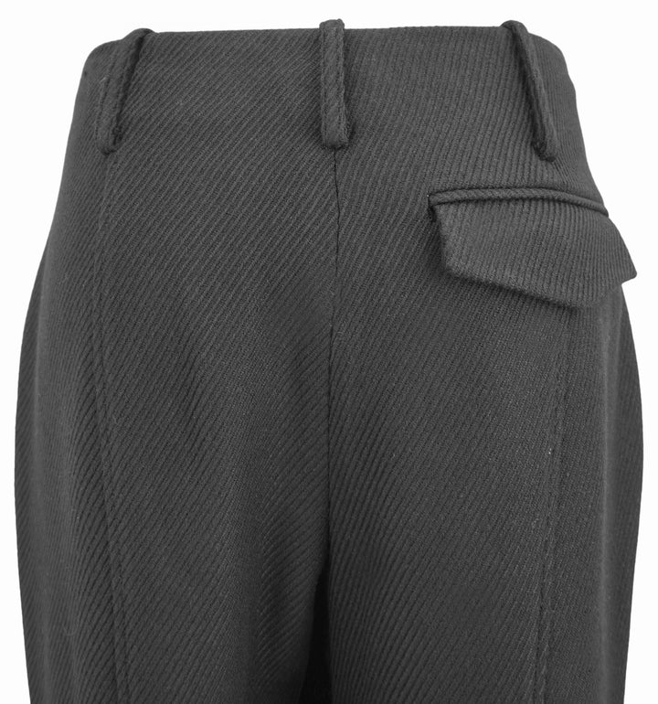 Proenza Schouler Barbara Wool Twill Trousers in Black - Discounts on Proenza Schouler at UAL