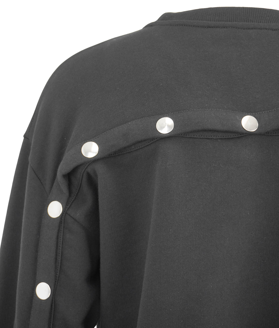 Dries Van Noten Snap Sleeve Sweatshirt in Black