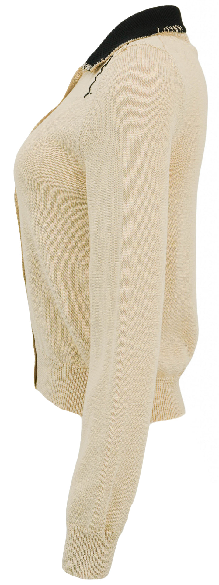 Marni Cardigan in Cream and Black