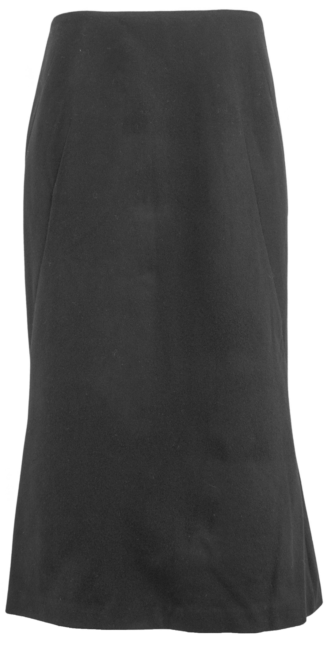 Dries Van Noten Wool Midi Skirt in Black - Discounts on Dries Van Noten at UAL