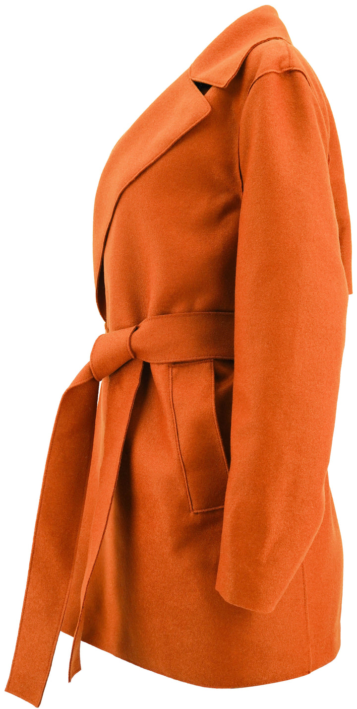 Harris Wharf London Coat in Rust - Discounts on Harris Wharf London at UAL