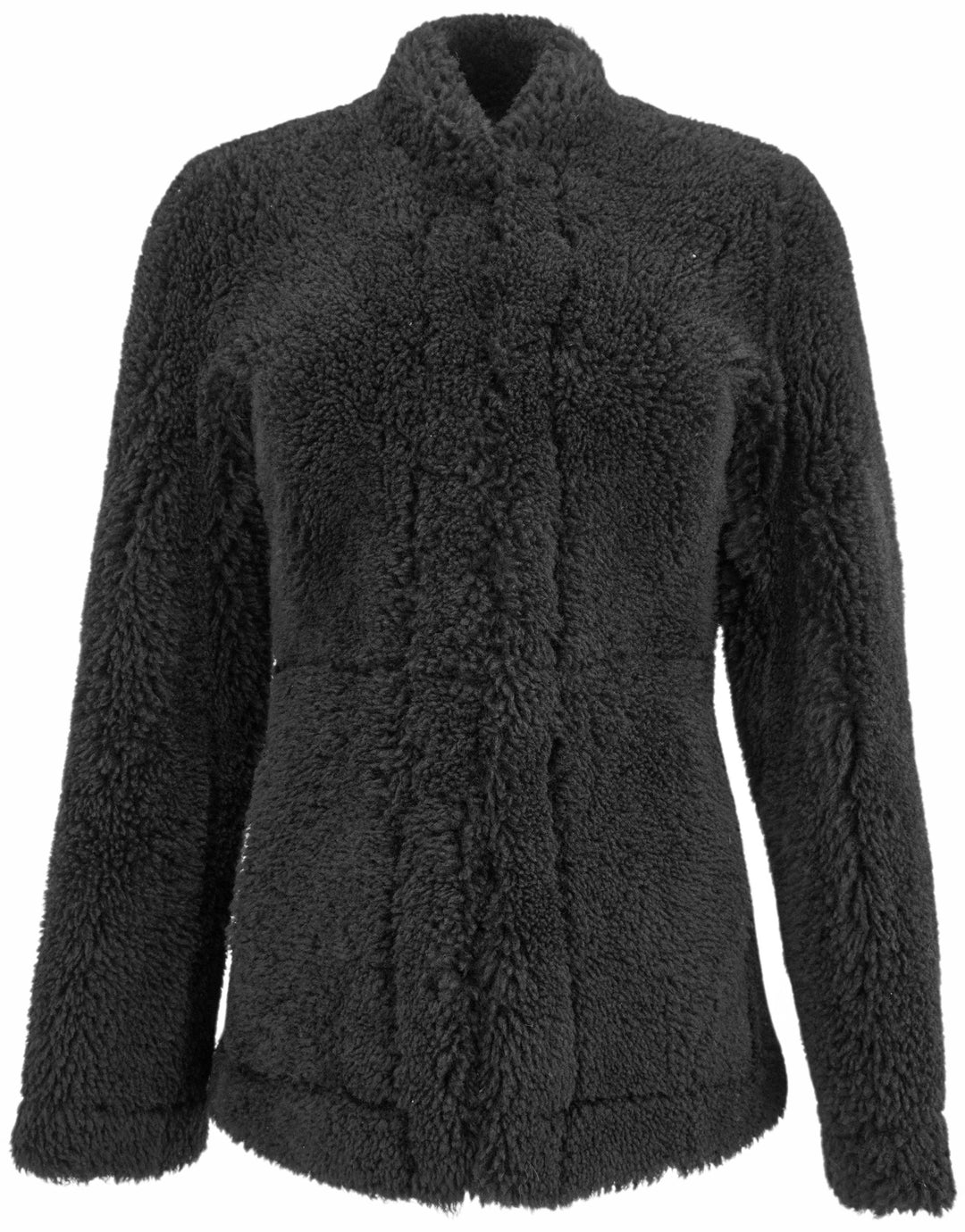 Toteme Cinched Shearling Jacket in Deep Navy - Discounts on Toteme at UAL