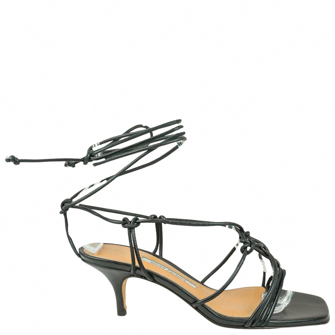 Emme Parsons Festa Sandals in Black - Discounts on Emme Parsons at UAL