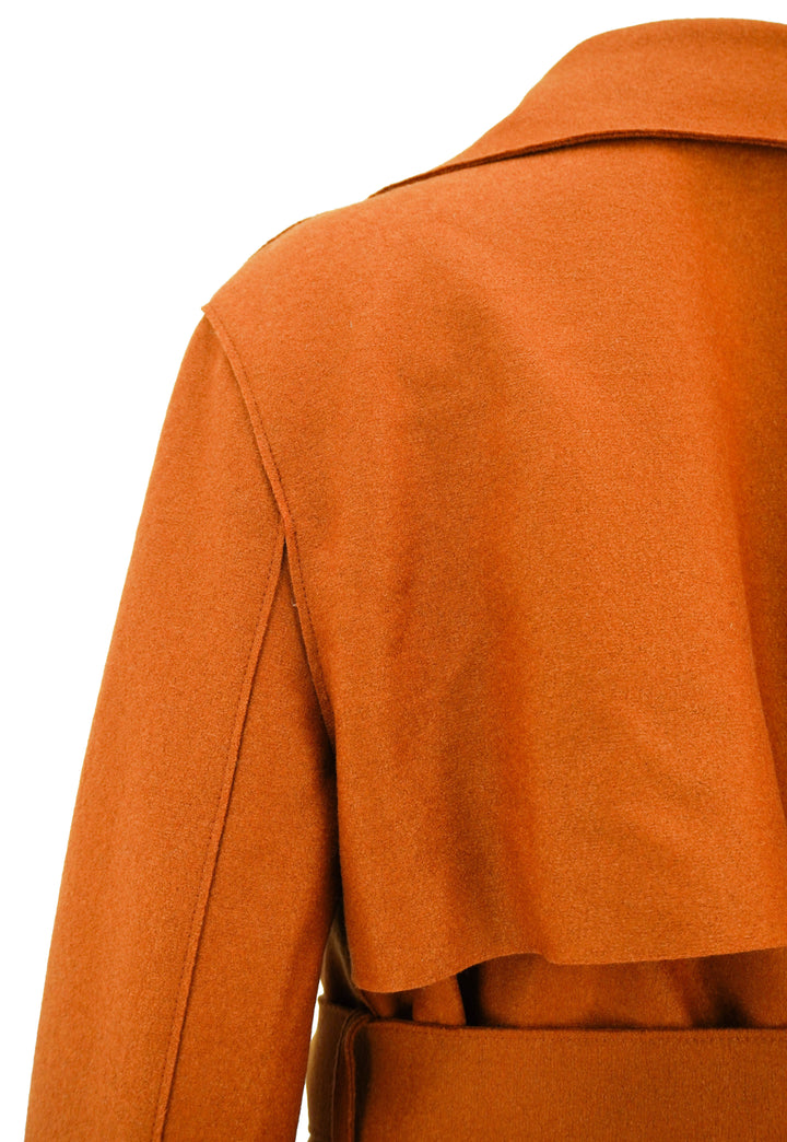 Harris Wharf London Coat in Rust - Discounts on Harris Wharf London at UAL