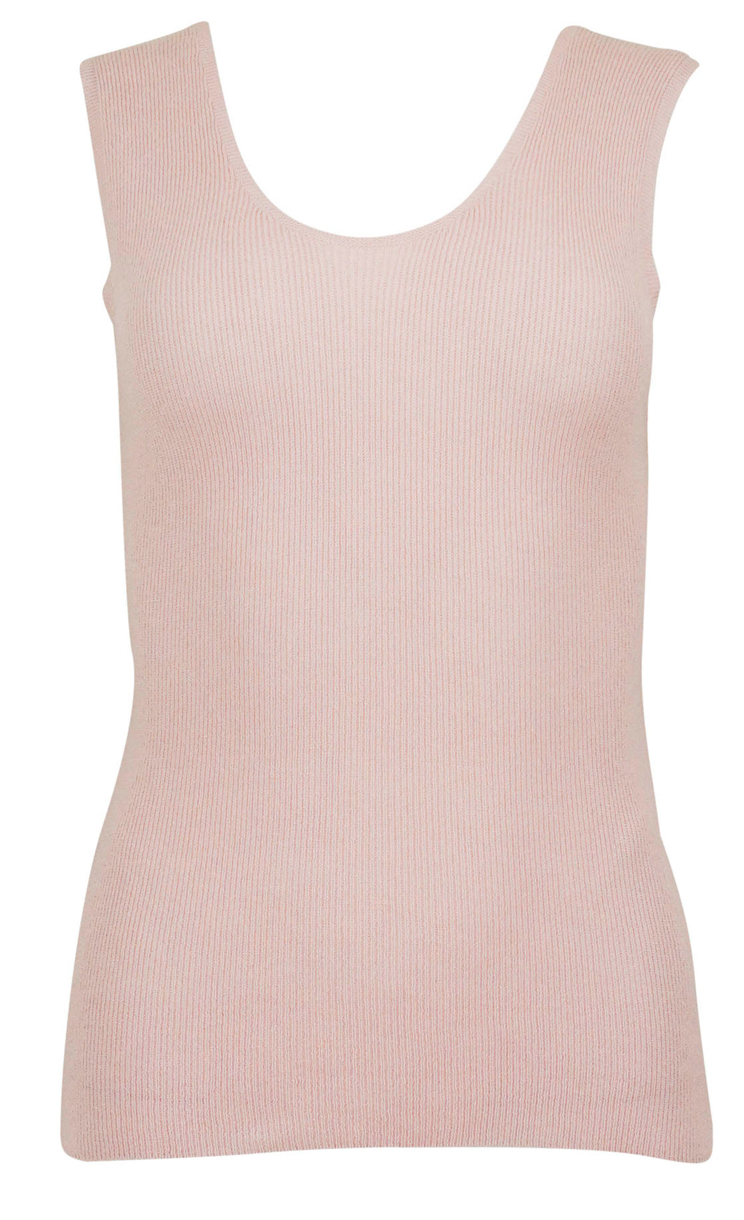 The Elder Statesman Delicash Tank Top in Light Pink - Discounts on The Elder Statesman at UAL