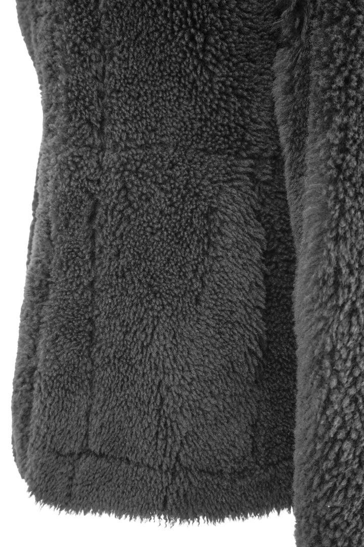 Toteme Cinched Shearling Jacket in Deep Navy - Discounts on Toteme at UAL