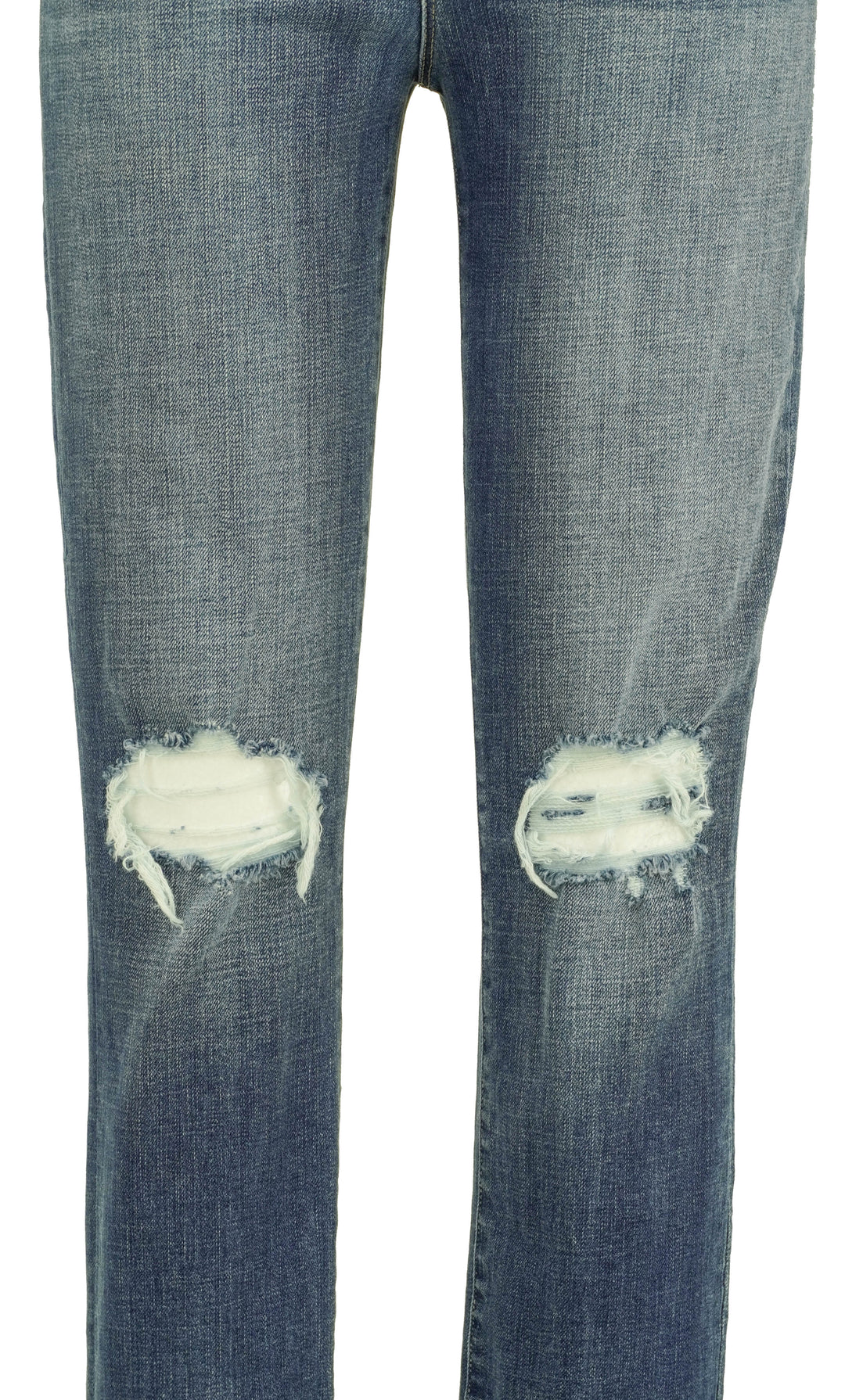 L'Agence High Line Distressed Skinny Jeans in Dark Wash Denim - Discounts on L'AGENCE at UAL