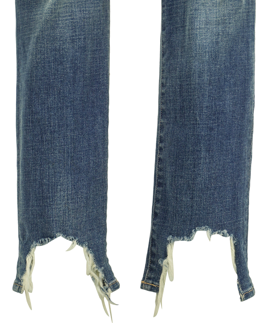 L'Agence High Line Distressed Skinny Jeans in Dark Wash Denim - Discounts on L'AGENCE at UAL