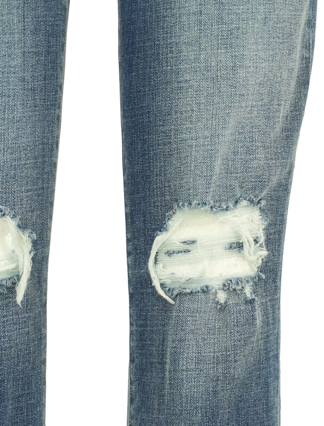 L'Agence High Line Distressed Skinny Jeans in Dark Wash Denim - Discounts on L'AGENCE at UAL