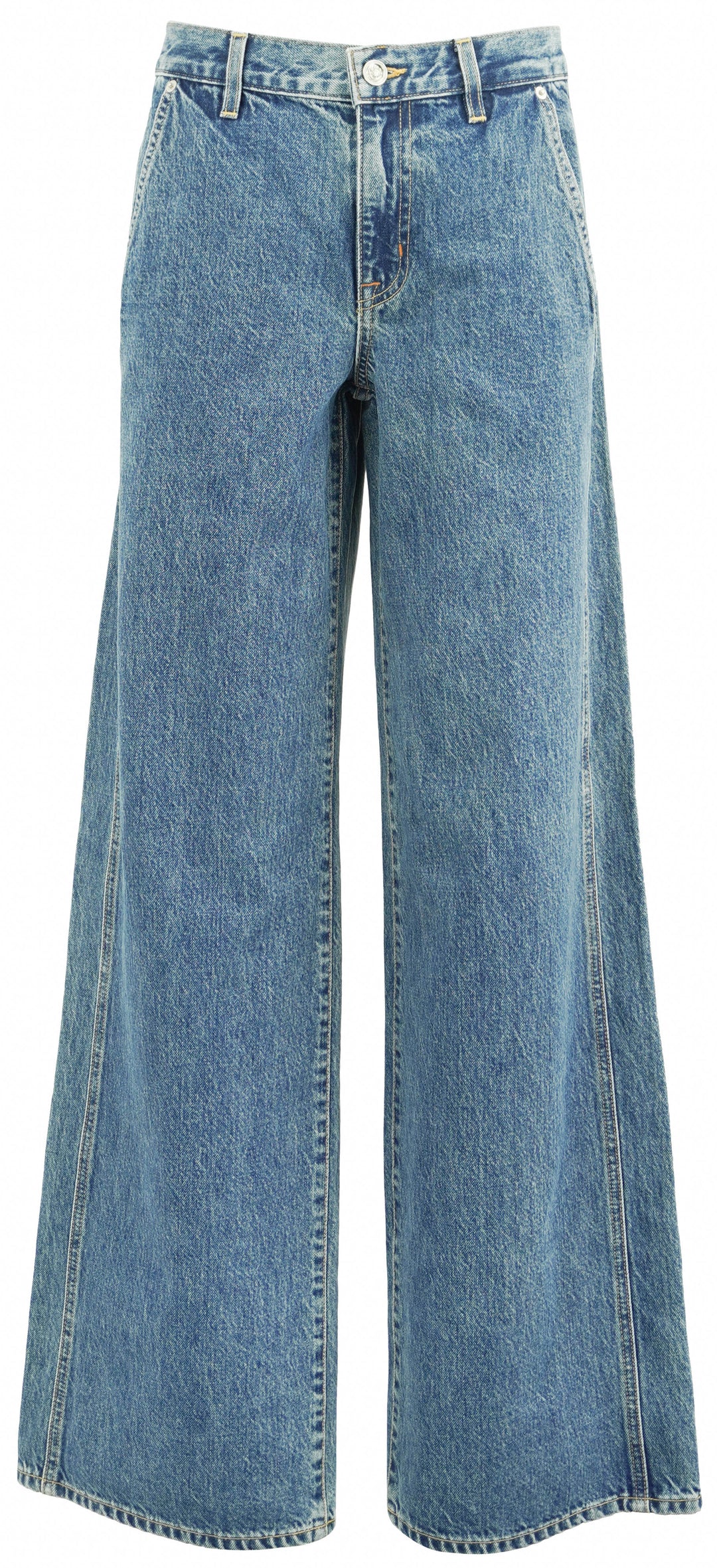SLVRLAKE Mica Double Seam Jeans in Satisfaction