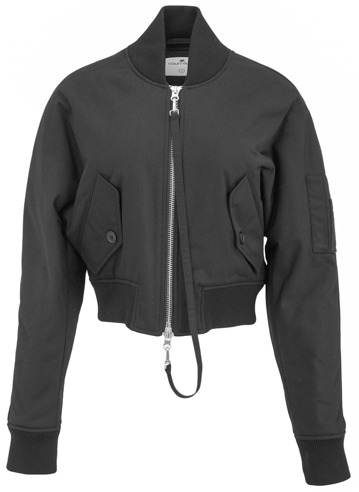 Courrèges Scuba Bomber Jacket in Black