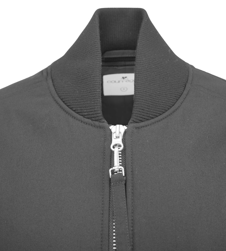 Courrèges Scuba Bomber Jacket in Black