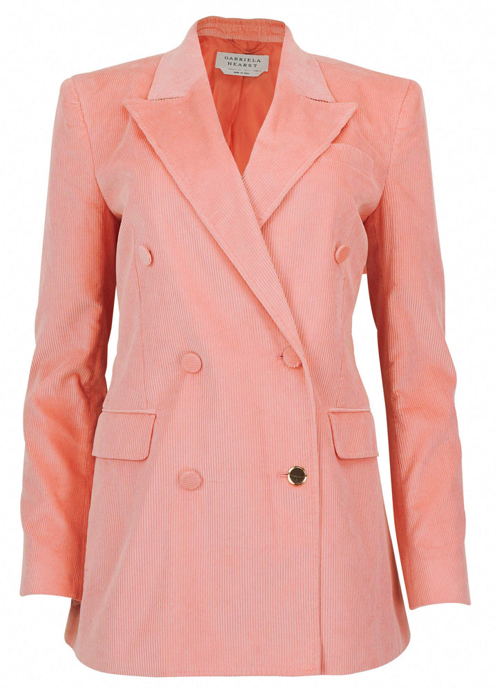 Gabriela Hearst Gavin Blazer in Rose Pink - Discounts on Gabriela Hearst at UAL