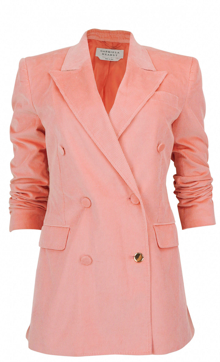 Gabriela Hearst Gavin Blazer in Rose Pink - Discounts on Gabriela Hearst at UAL