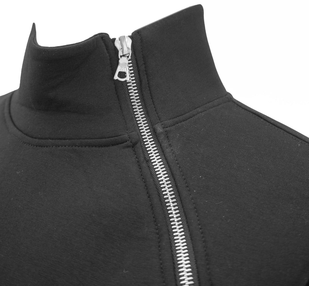 Dries Van Noten Curved Zipper Jacket in Black - Discounts on Dries Van Noten at UAL