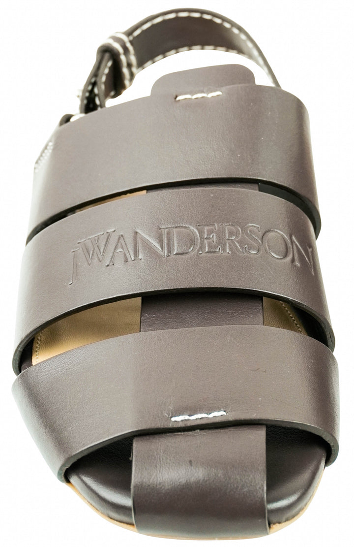 JW Anderson Fisherman Sandals in Dark Brown - Discounts on JW Anderson at UAL
