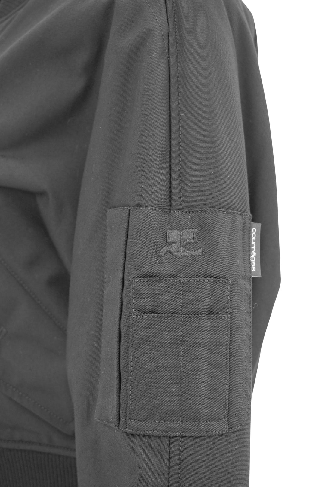 Courrèges Scuba Bomber Jacket in Black