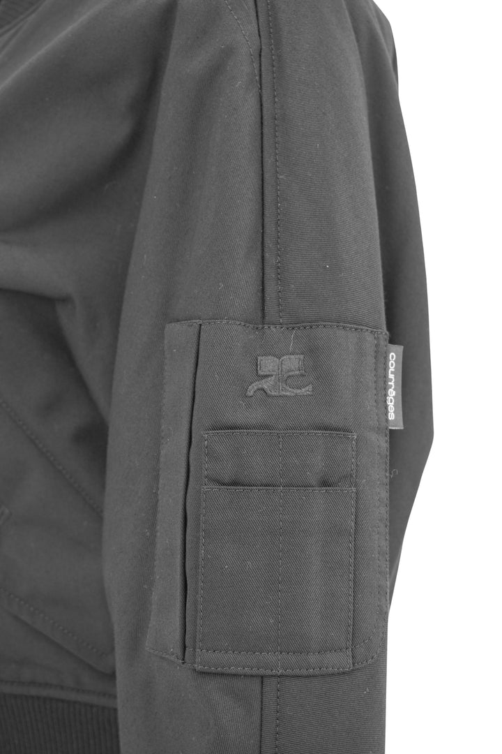 Courrèges Scuba Bomber Jacket in Black