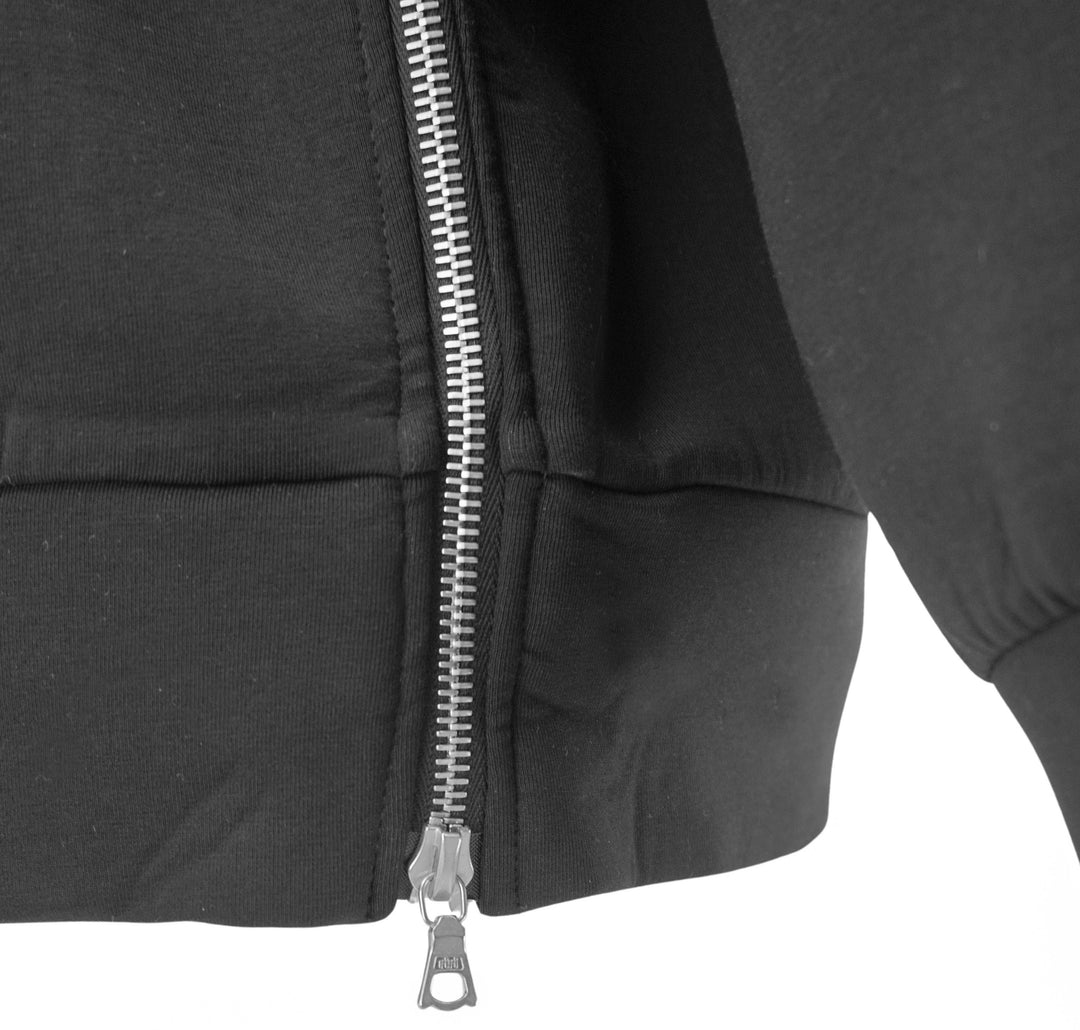 Dries Van Noten Curved Zipper Jacket in Black - Discounts on Dries Van Noten at UAL
