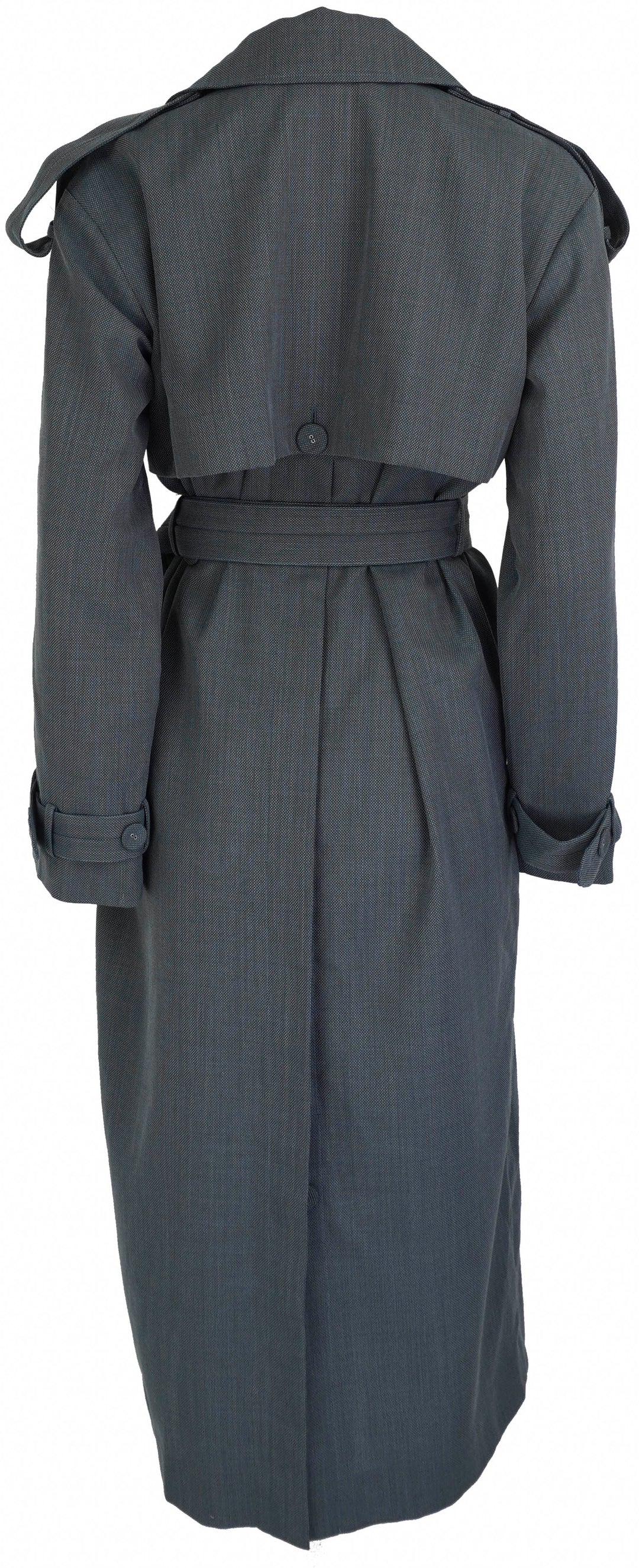 Proenza Schouler White Label Trench Coat in Slate Blue