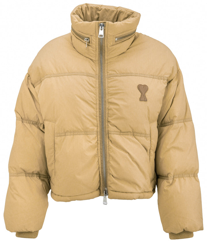 Ami Puffer Coat in Sable