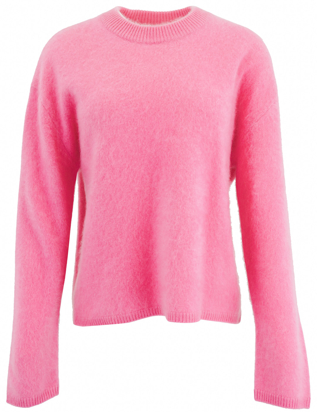 Lisa Yang Natalia Cashmere Sweater in Bright Rosa Brushed - Discounts on Lisa Yang at UAL
