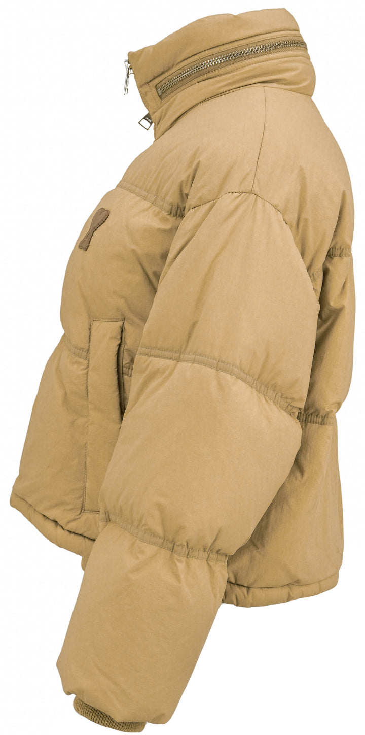 Ami Puffer Coat in Sable
