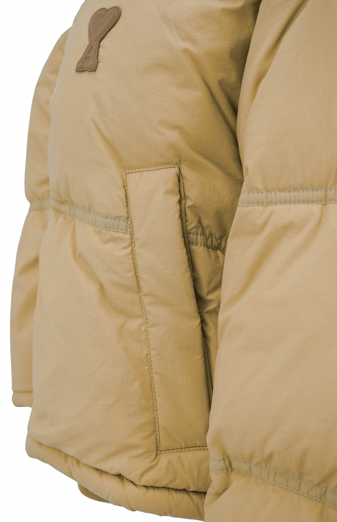 Ami Puffer Coat in Sable