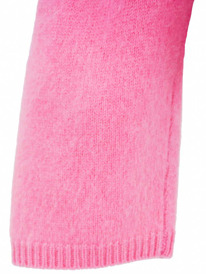 Lisa Yang Natalia Cashmere Sweater in Bright Rosa Brushed - Discounts on Lisa Yang at UAL