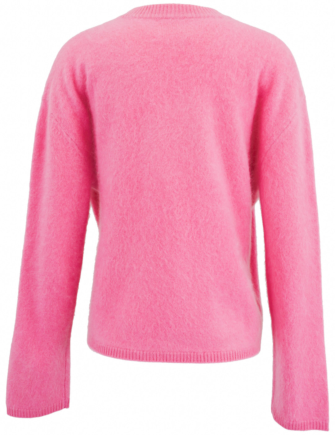 Lisa Yang Natalia Cashmere Sweater in Bright Rosa Brushed - Discounts on Lisa Yang at UAL