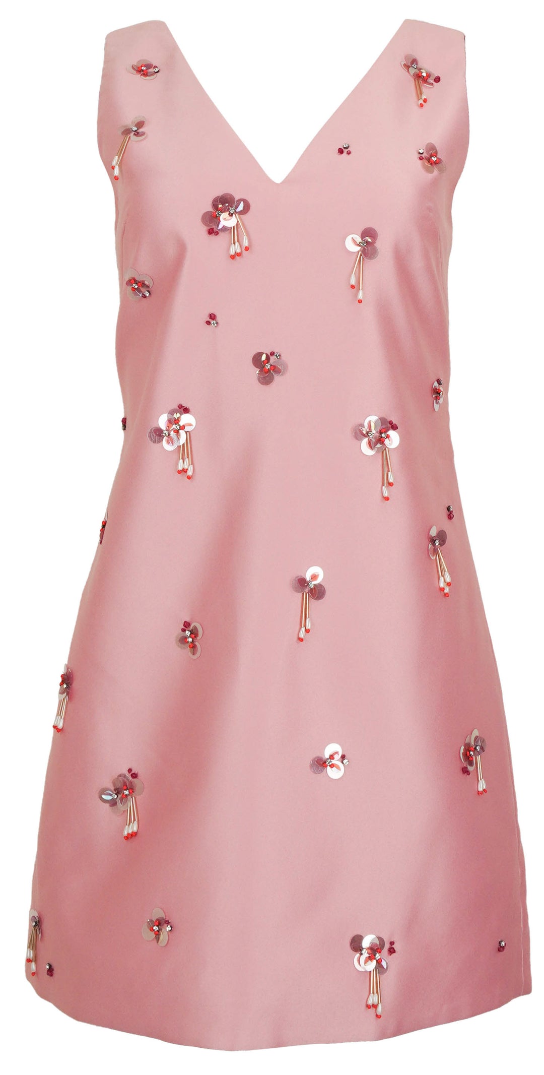 Tanya Taylor Halston Dress in Rose Quartz - Discounts on Tanya Taylor at UAL