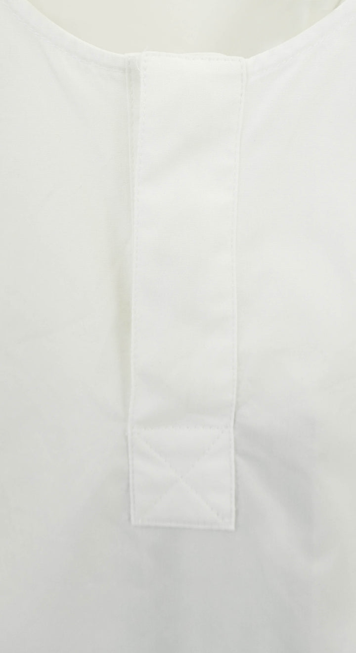 Saint Laurent Poplin Tank Top in White - Discounts on Saint Laurent at UAL