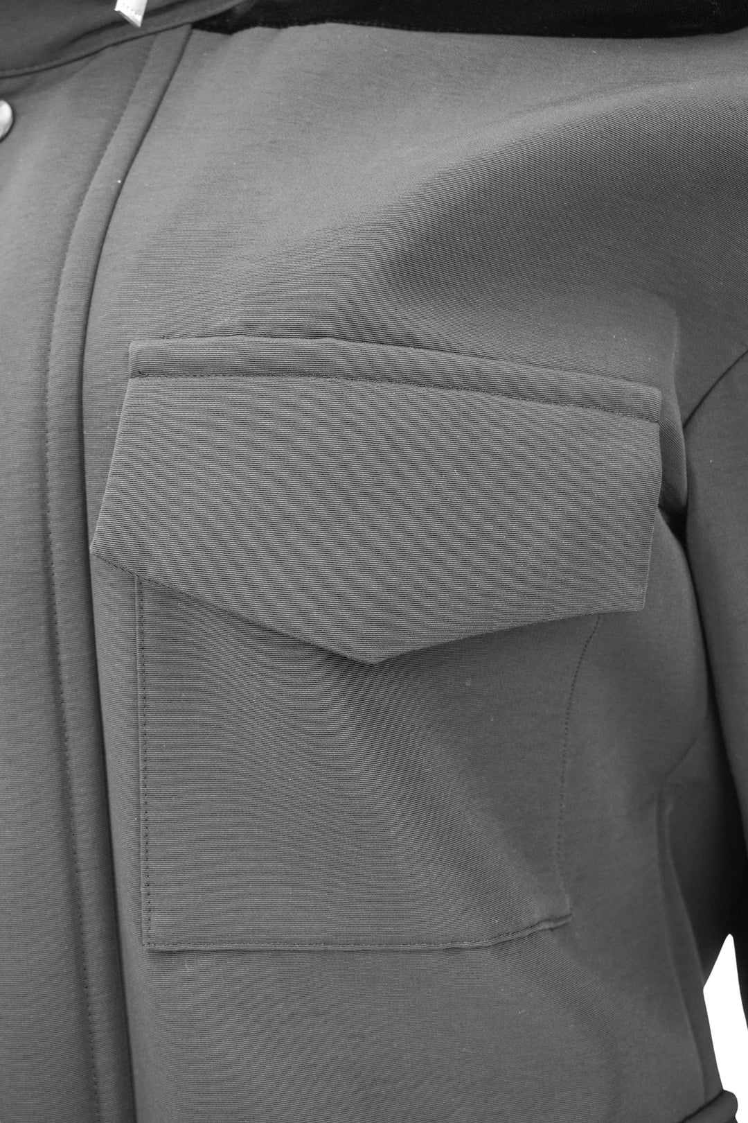 Sacai Velvet Paneled Jacket in Black