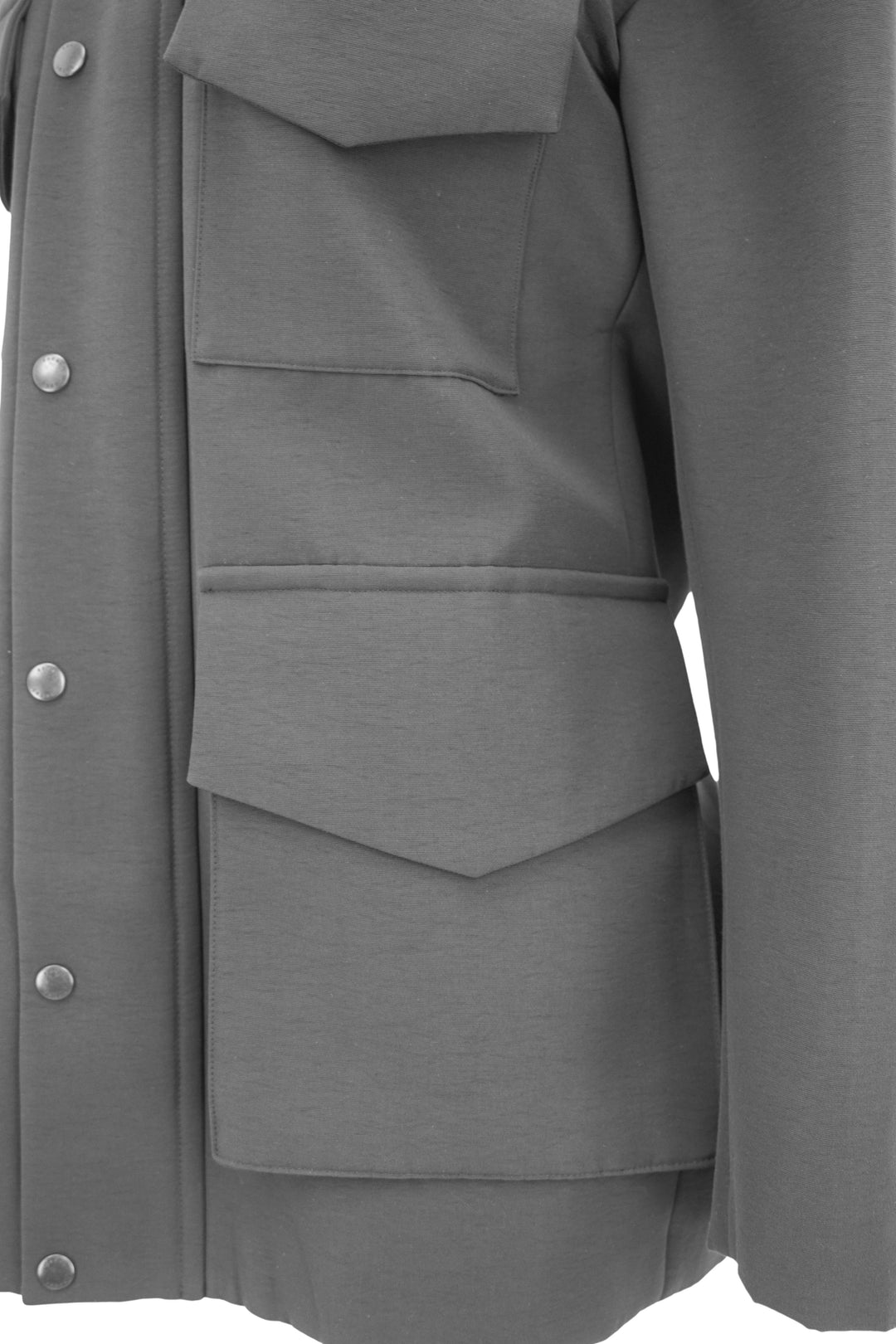 Sacai Velvet Paneled Jacket in Black